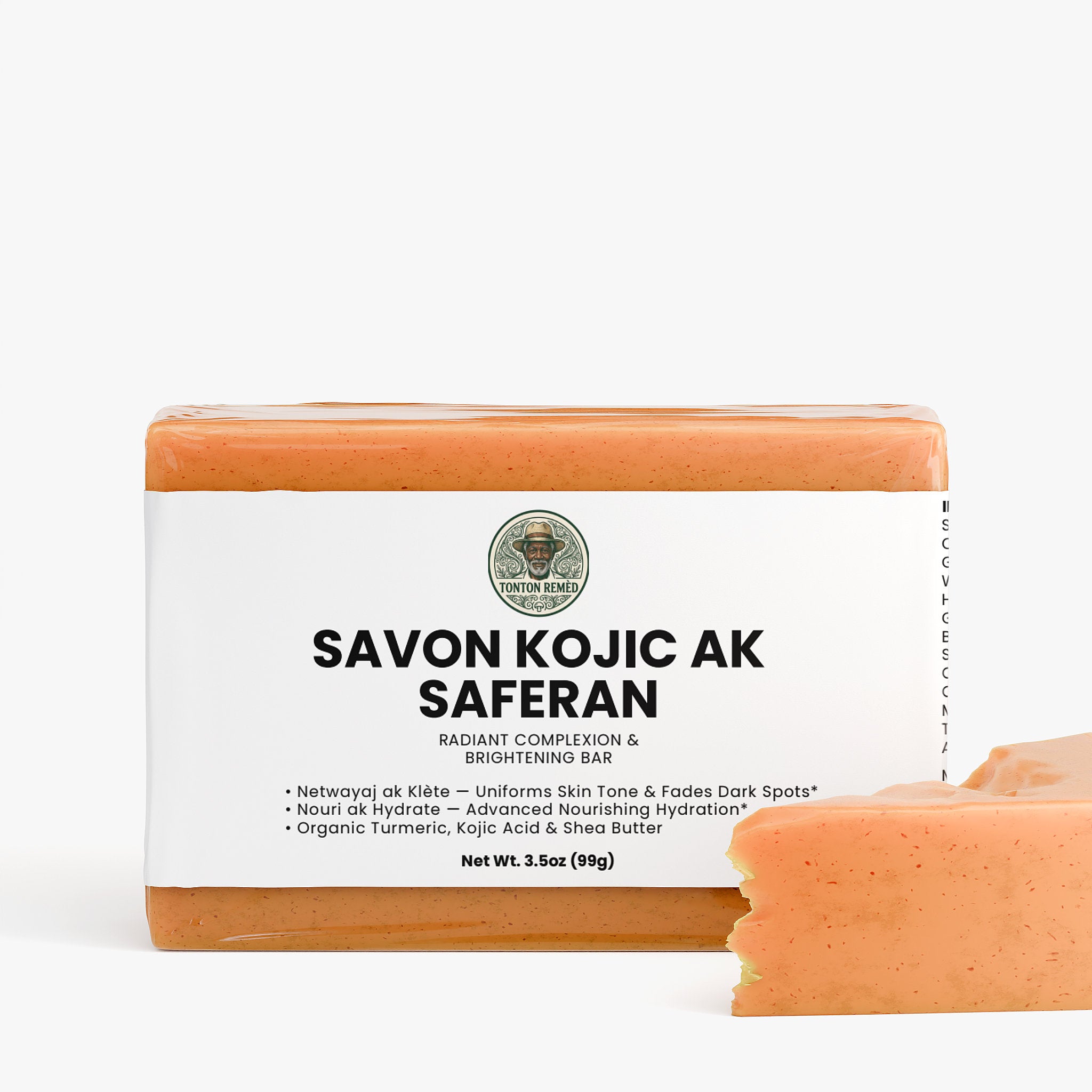 Savon Kojic ak Saferan — Radiant Complexion & Brightening Bar
