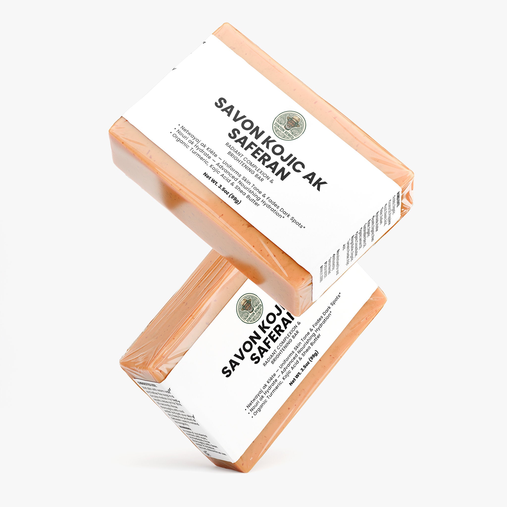 Savon Kojic ak Saferan — Radiant Complexion & Brightening Bar