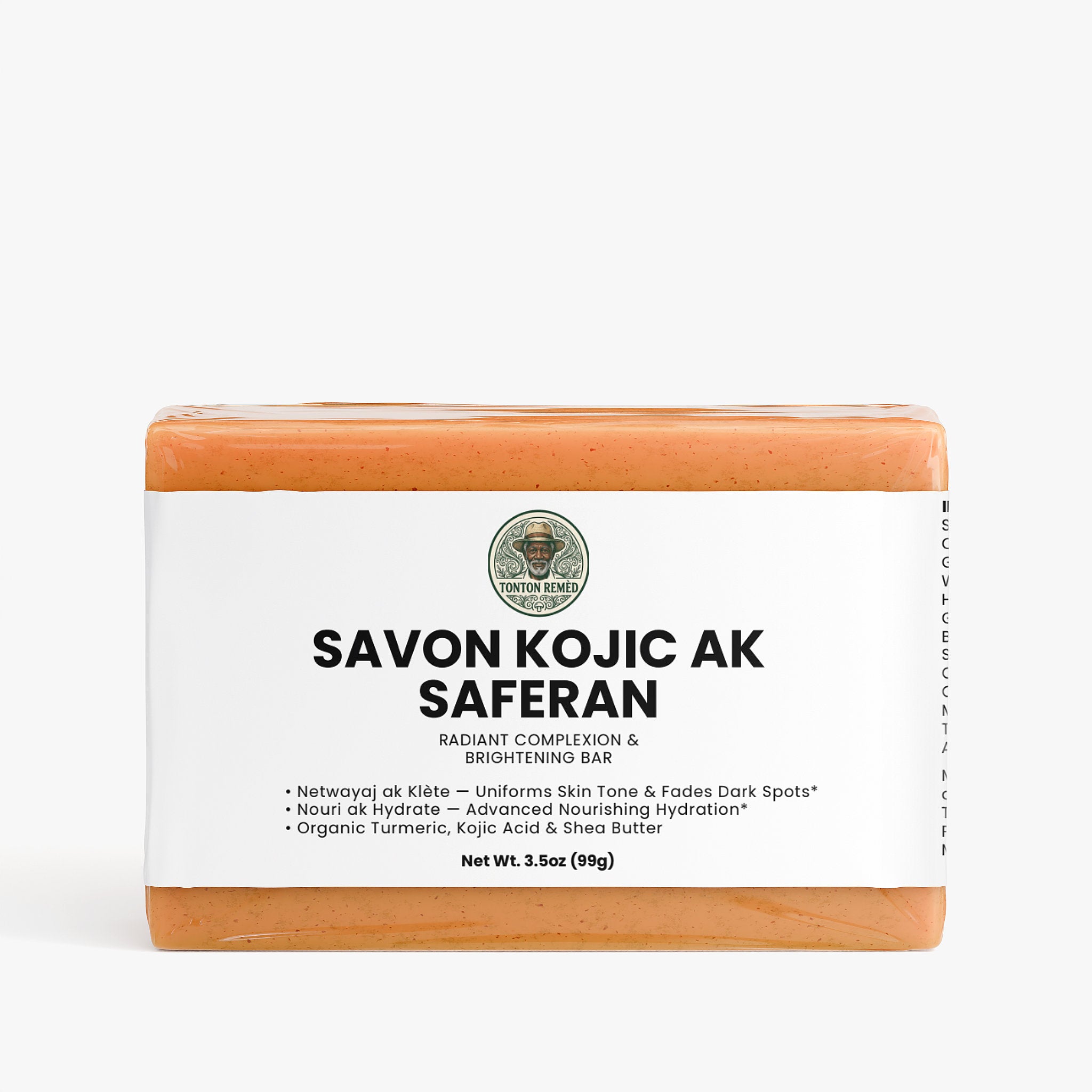 Savon Kojic ak Saferan — Radiant Complexion & Brightening Bar