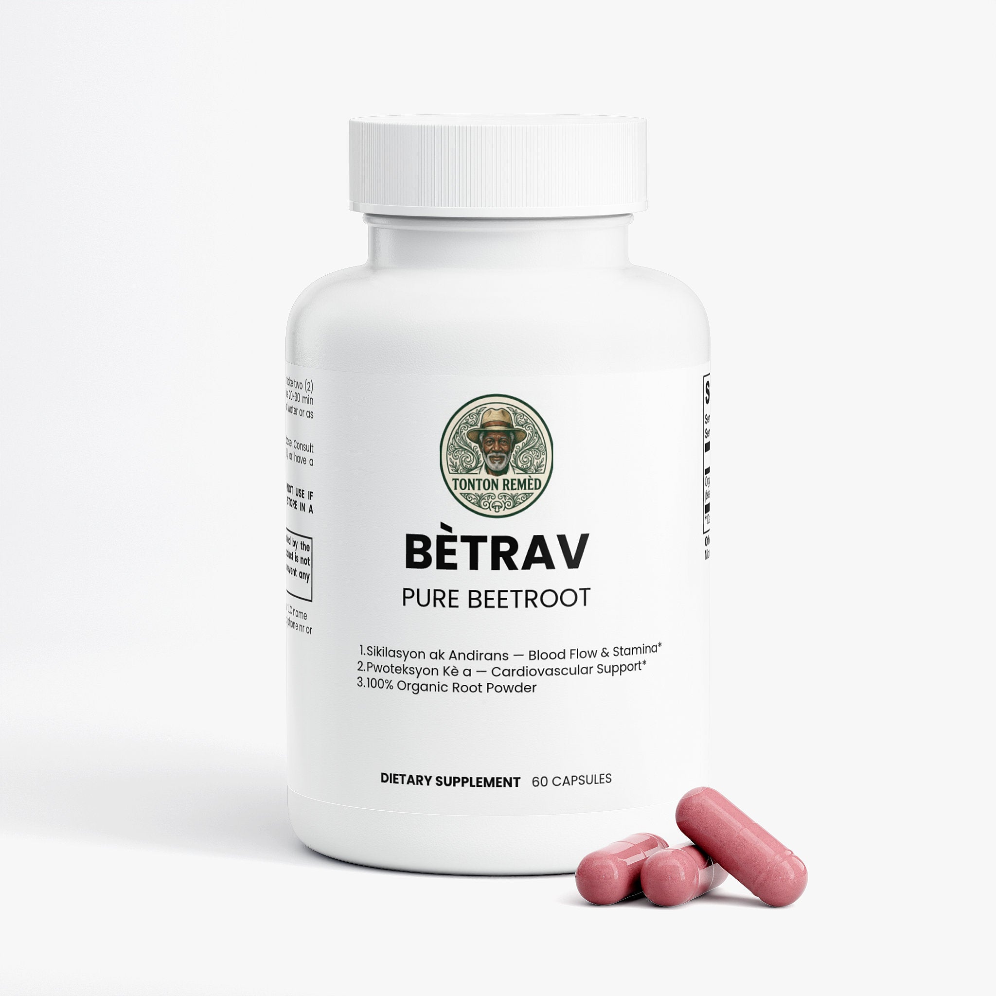 Bètrav — Pure Beetroot Capsules