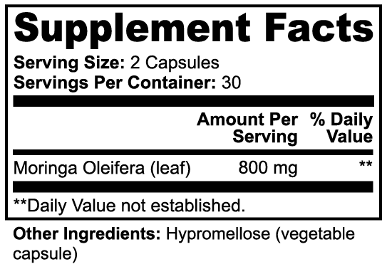 Benzoliv — Moringa Pure Capsules
