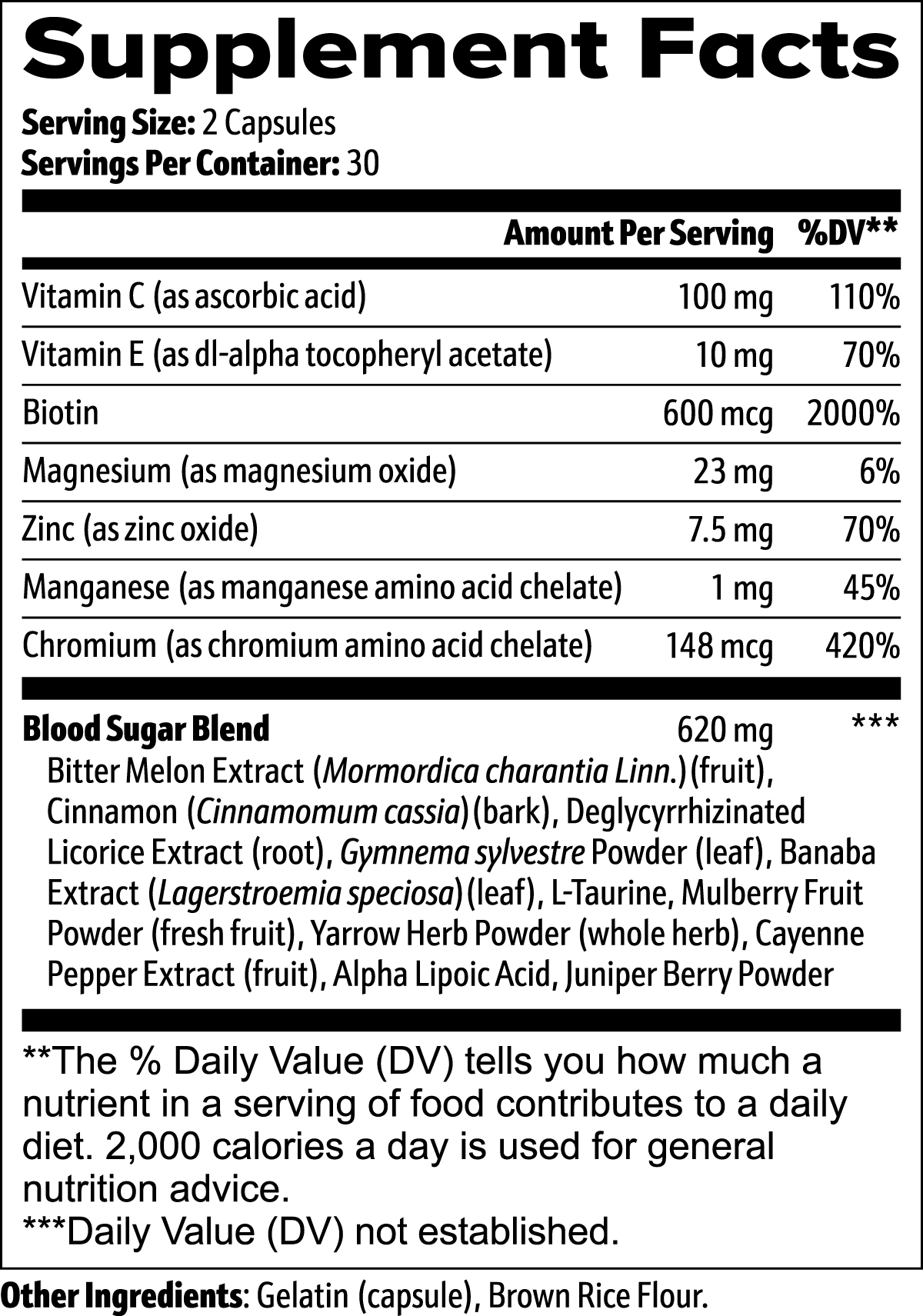 Kontwòl Sik - PREMIUM BLOOD SUGAR SUPPORT